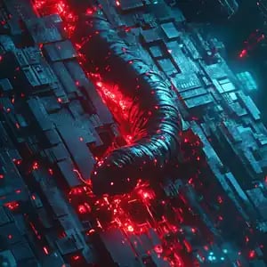 Digital Worm Crawling Through a Secure Firewall