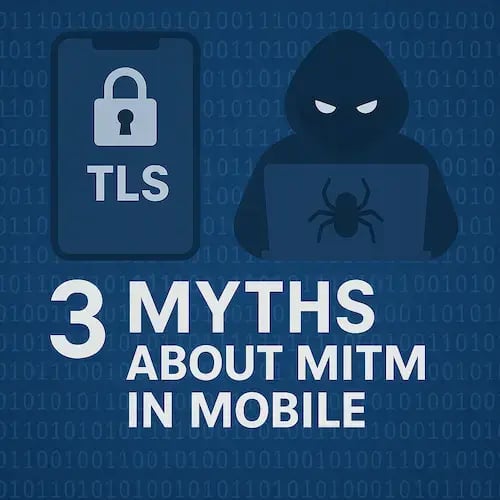 MitM mobile attack concept